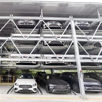 Sistemi di parcheggio per auto puzzle a 7 livelli