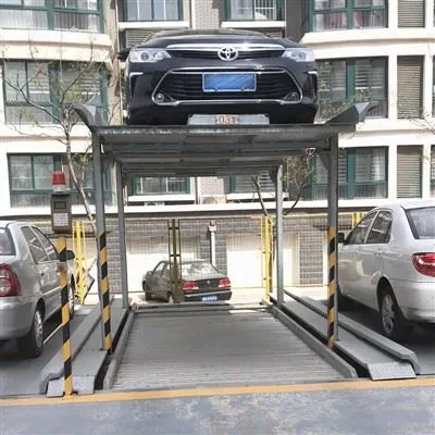 Sistema di parcheggio sotterraneo multipiano invisibile